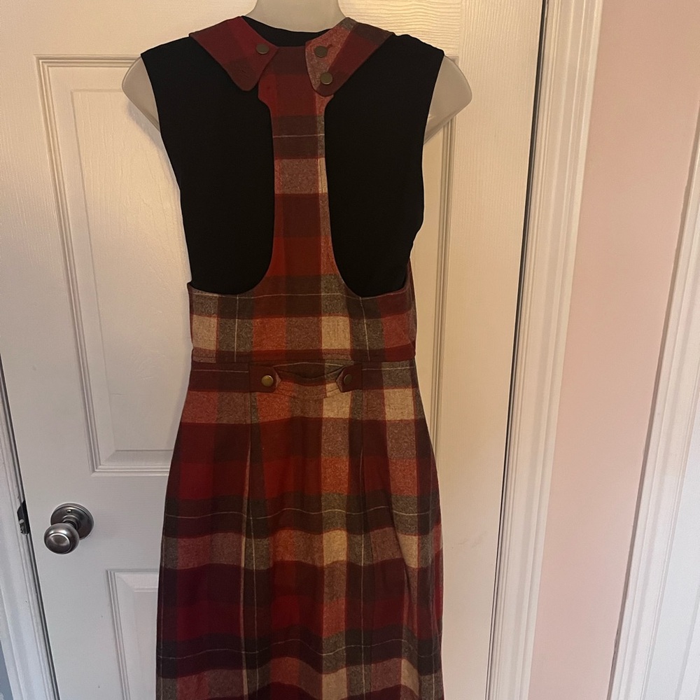Pendleton Red and Black Plaid Mini Dress - Picture 3 of 8